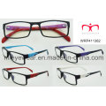 Nova moda plástico óculos etewearframe moldura óptica (wrp411382)